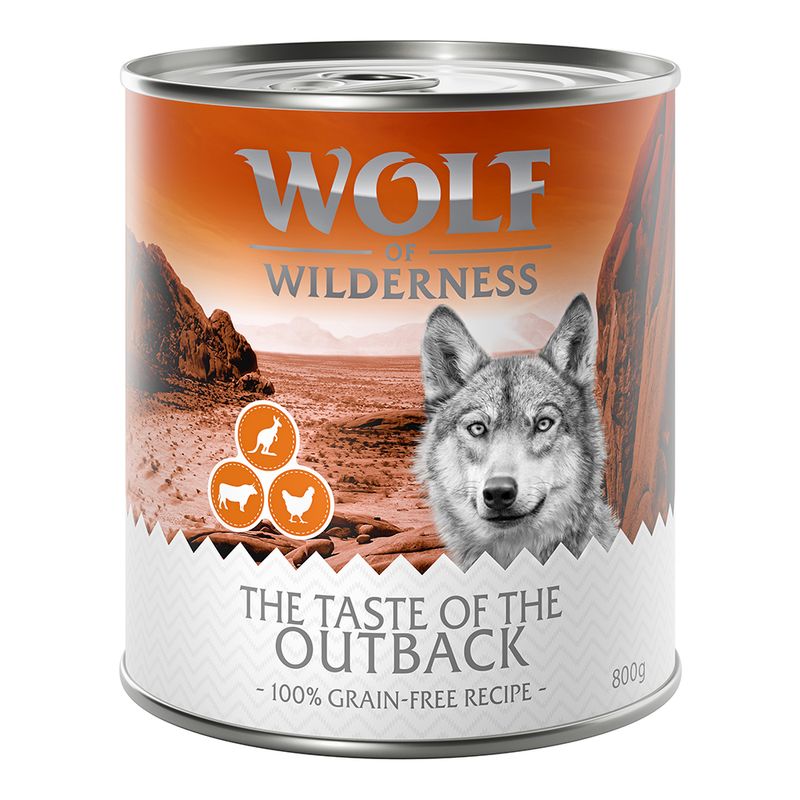 Wolf of Wilderness The Taste Of Adulte 6 x 800 g