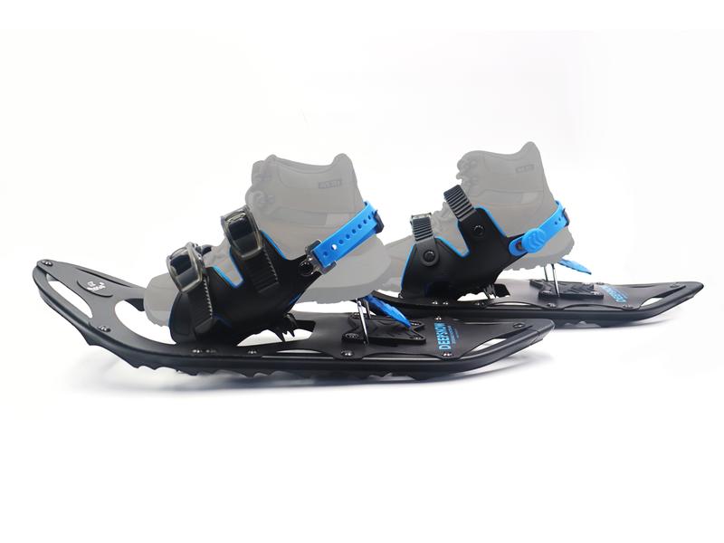 Nanuq Schneeschuh Deepsnow Schwarz/Blau Der Schneeschuh für viel Komfort und Spass für Einsteiger und Profis