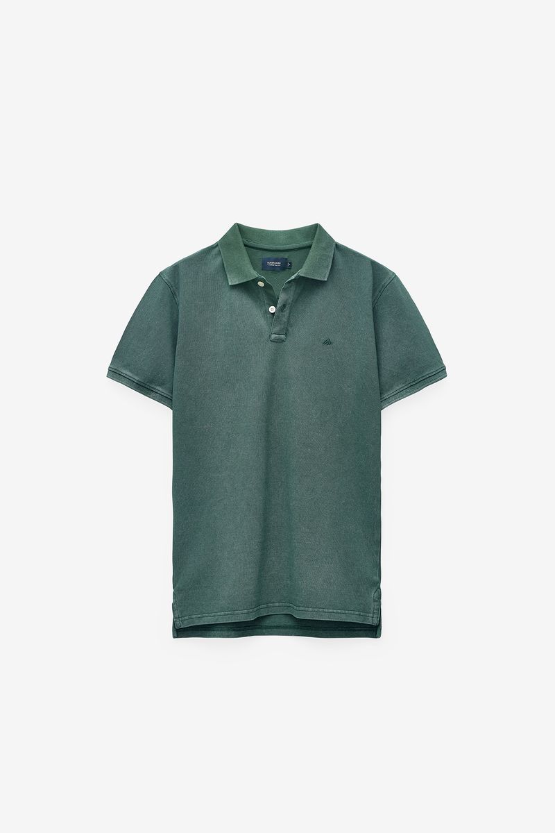 POLO PIQUET COM EFEITO LAVADO