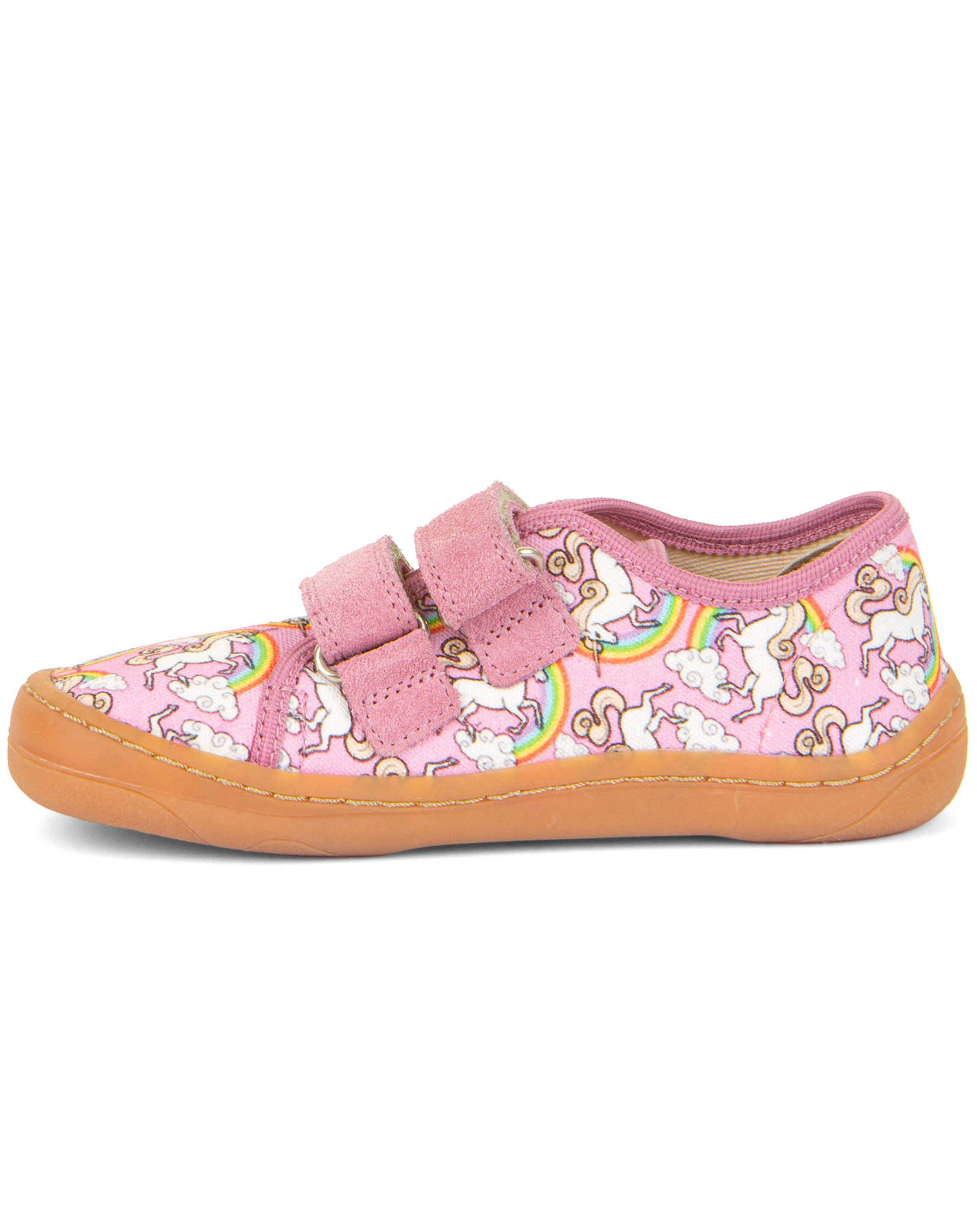 Klett-Halbschuhe CANVAS UNICORN in white/pink