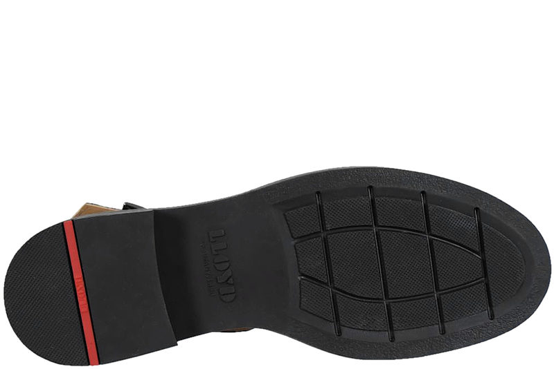 LLOYD LINA SLIPPER SANDAL I SORT GLAT SKIND