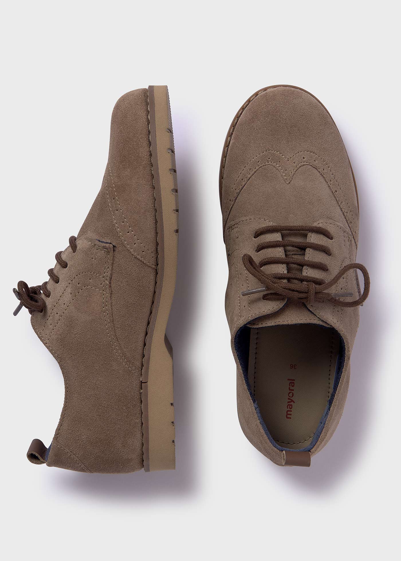 Sapato oxford infantil de couro