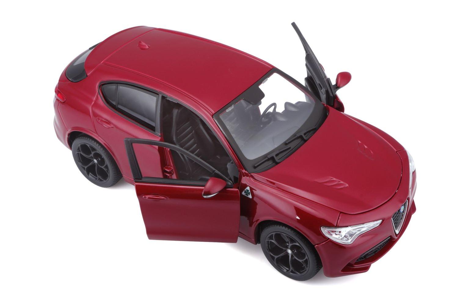 Alfa Romeo Stelvio Rot 1:24Sammlermodell im Massstab 1:24
