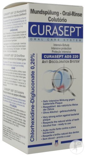 Curasept ADS 220 Solution Bucco-Dentaire 0,20% Chlorhex. Flacon 200ml