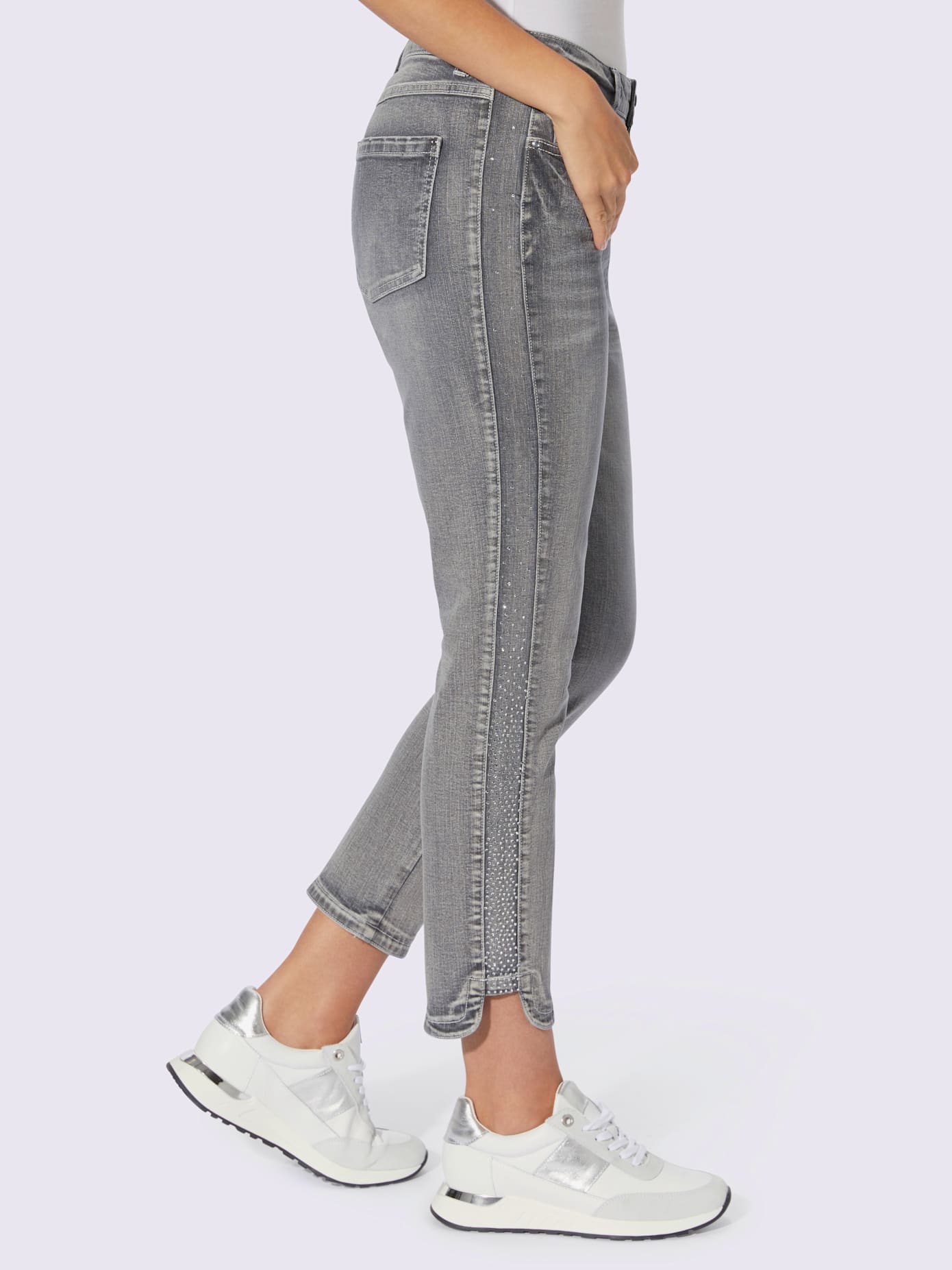Jean délavage tendance