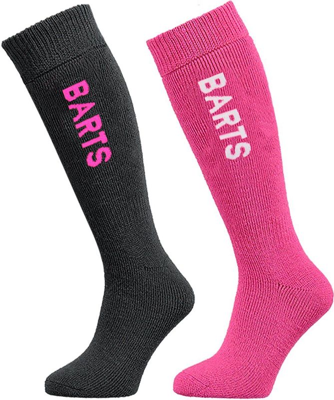 Basic - Skisokken - Zwart - Merino Wol - 2 Paar