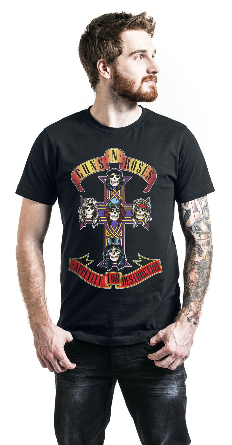 Appetite For Destruction - Pochette | Guns N' Roses T-Shirt Manches courtes