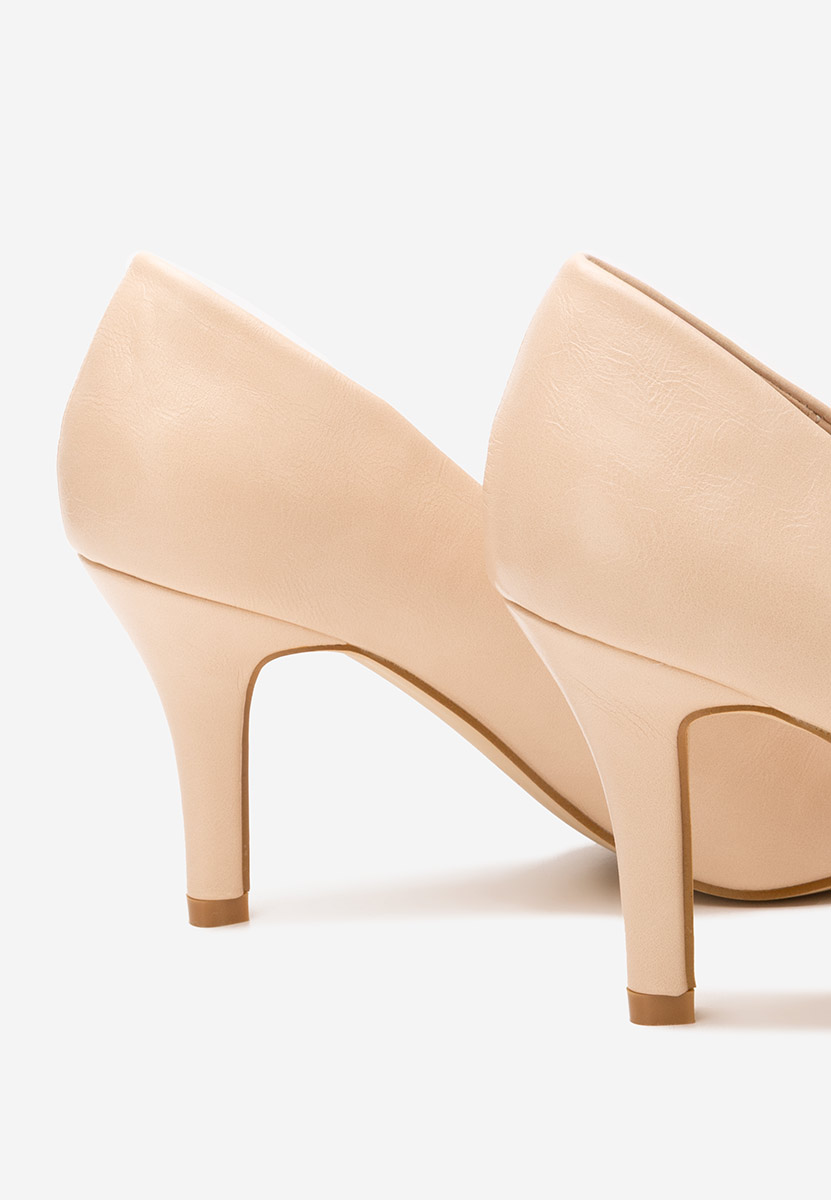 Chaussures stiletto beige Marylyn