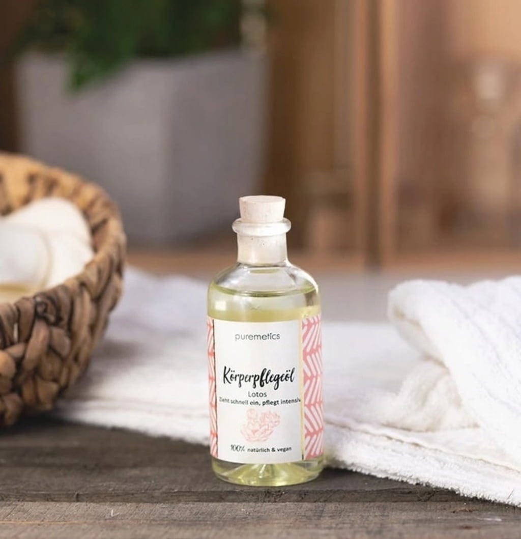 puremetics  Körperpflegeöl Lotos, 100 ml