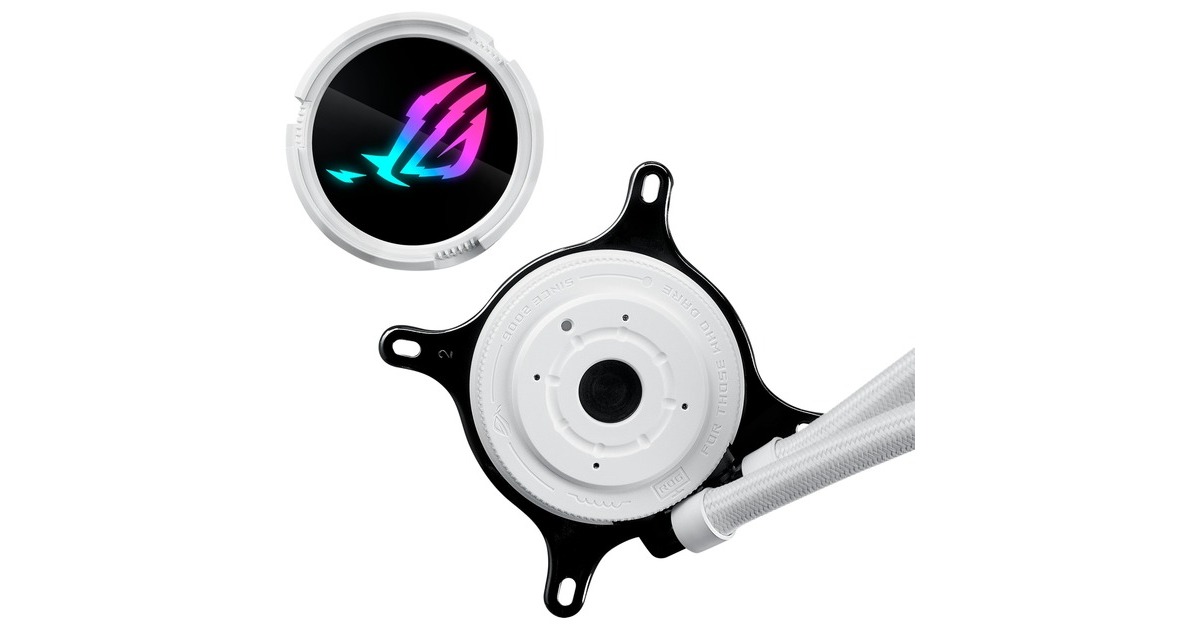 ASUSROG STRIX LC III 360 ARGB White Edition waterkoeling  (Wit, 4-pins PWM fan-connector)