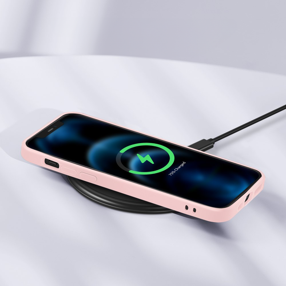 iPhone 12 / 12 Pro Cloud Series Silikon Case Hülle - Rosa