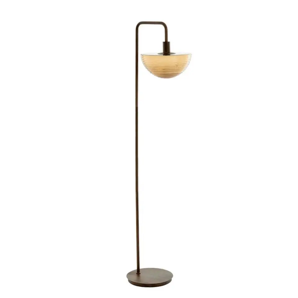 Vloerlamp Baylie - Bruin - 43x30x165cm