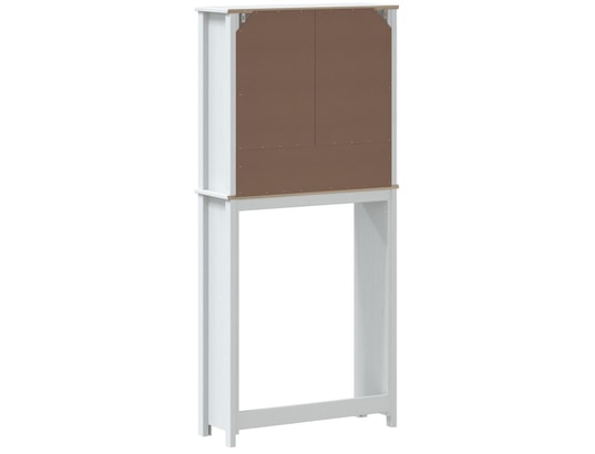 VIDAXL - Armoire pour machine à laver berg blanc bois massif