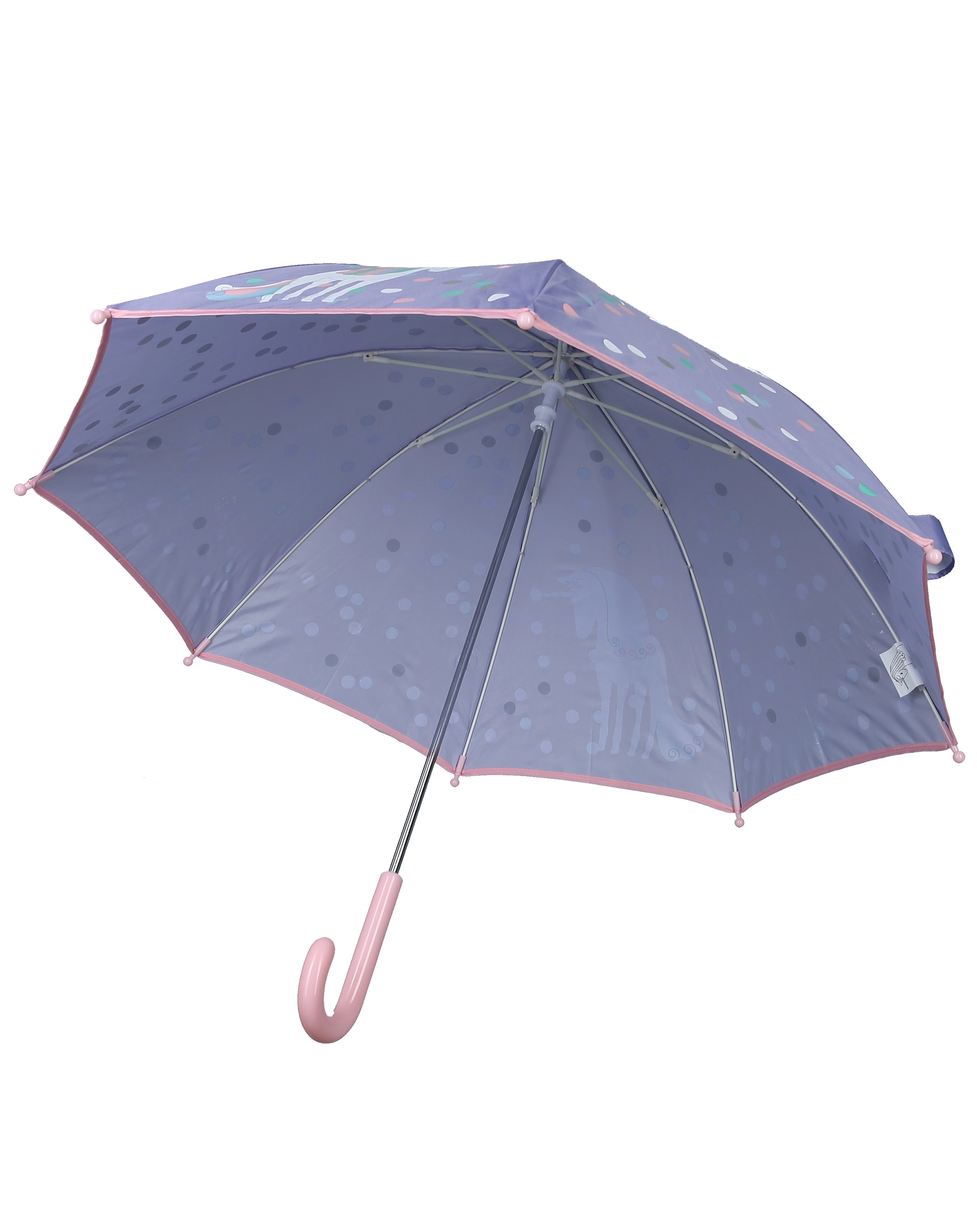 Regenschirm EINHORN reflektierend in lila
