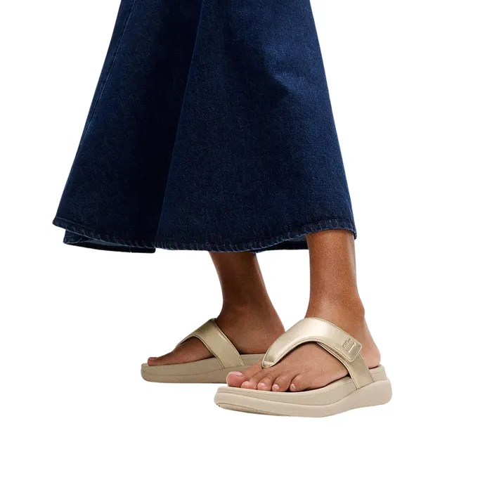 Fitflop FitFlop F-Mode Go Adjustable Flatform Toepost Teenslippers Dames