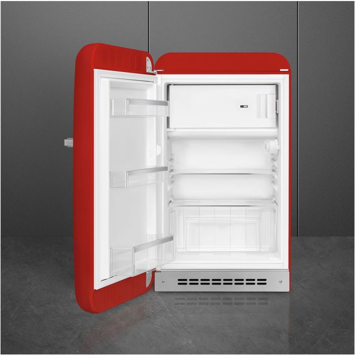 SMEG Stand-Kühlschrank 50's Retro Style FAB10LRD5 Rot