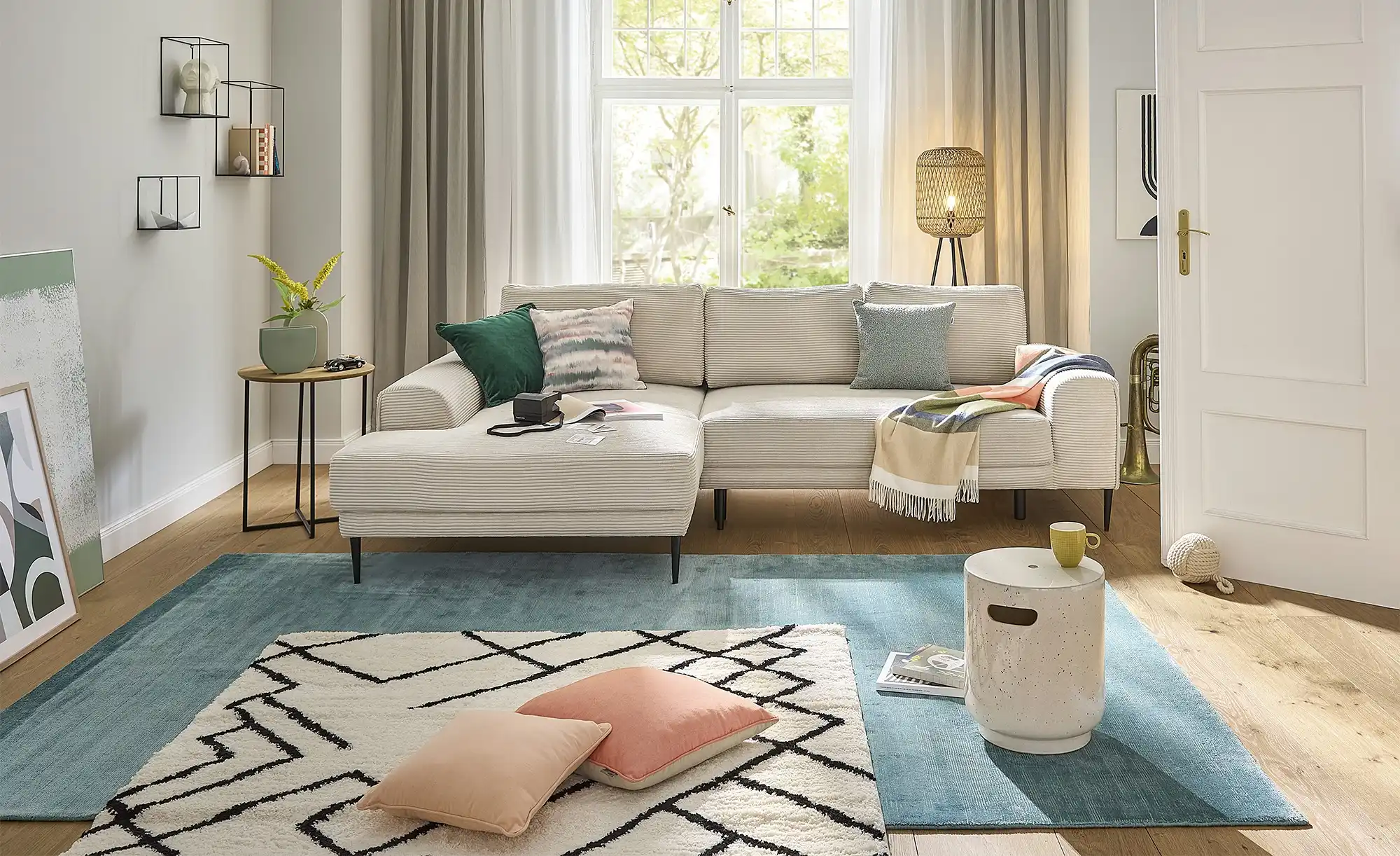 switch Ecksofa aus Cord Capitol