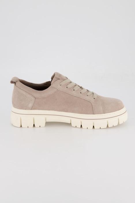 Tamaris Halbschuhe, Lederoptik, Zipper, Weite H