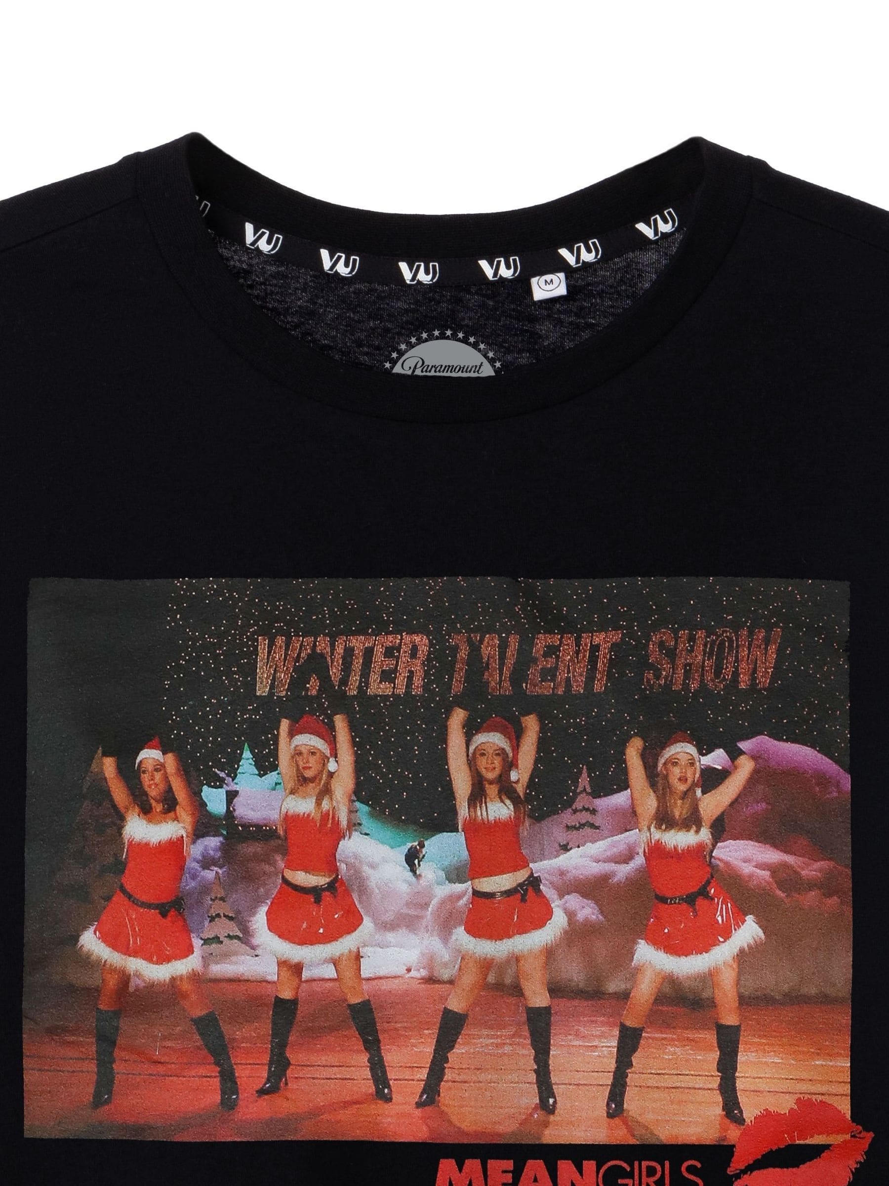 Vanilla Underground Mean Meisjes Kerstmis 100% katoenen T-shirt voor dames