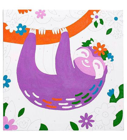 Ooly Paint By Number S?t - Happy Sloth