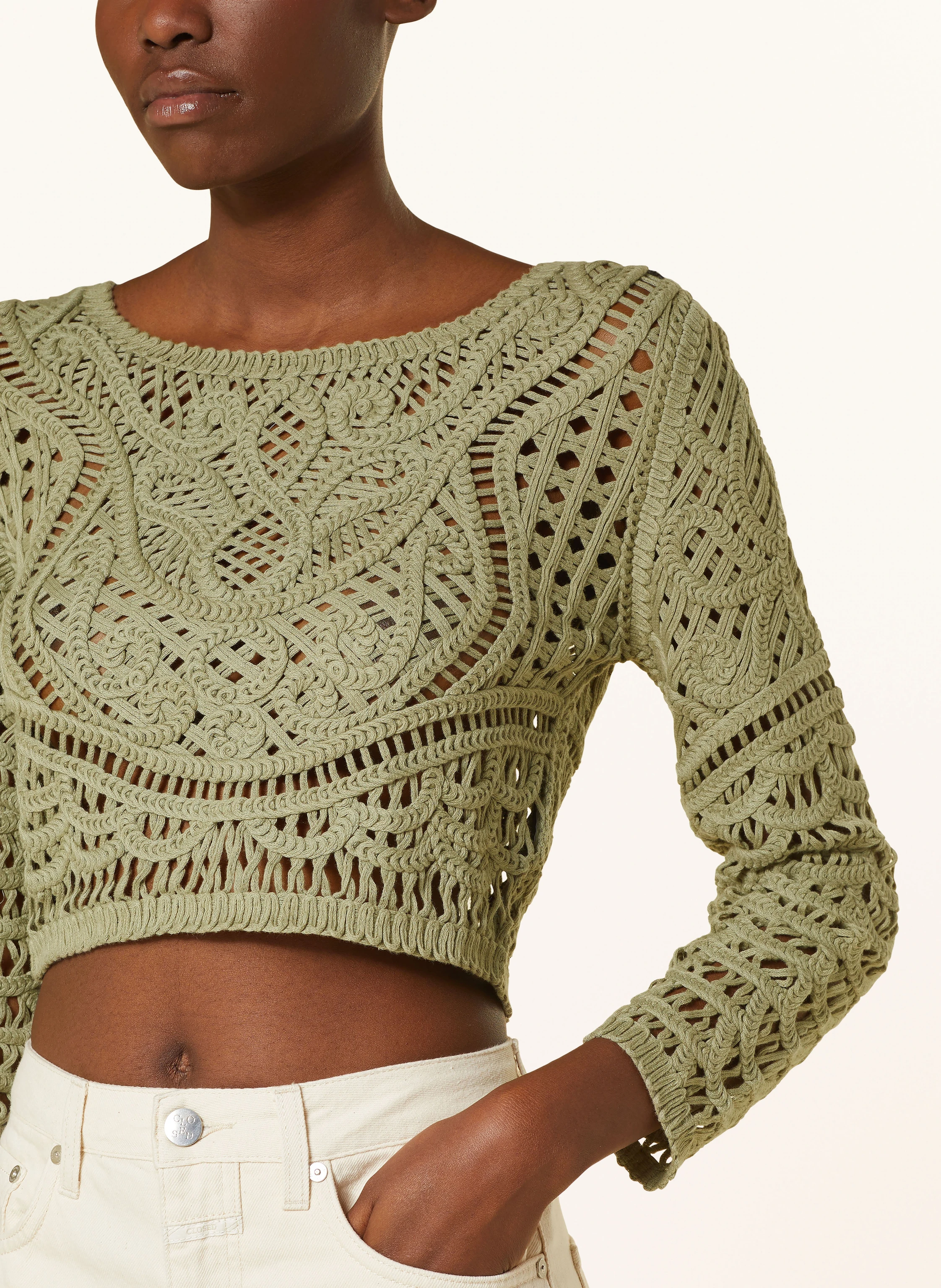 ba&sh Cropped-Strickjacke MARC