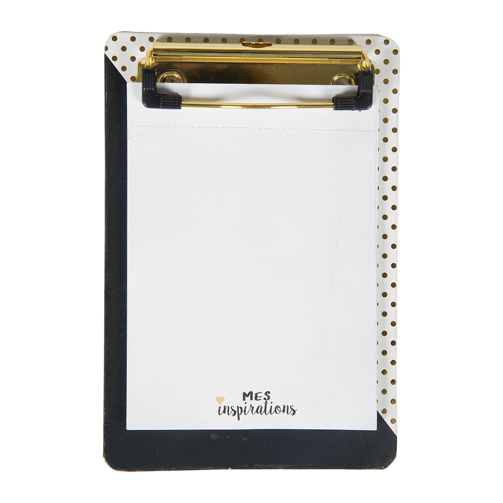Clipboard aimanté A6 Mes inspirations avec pince