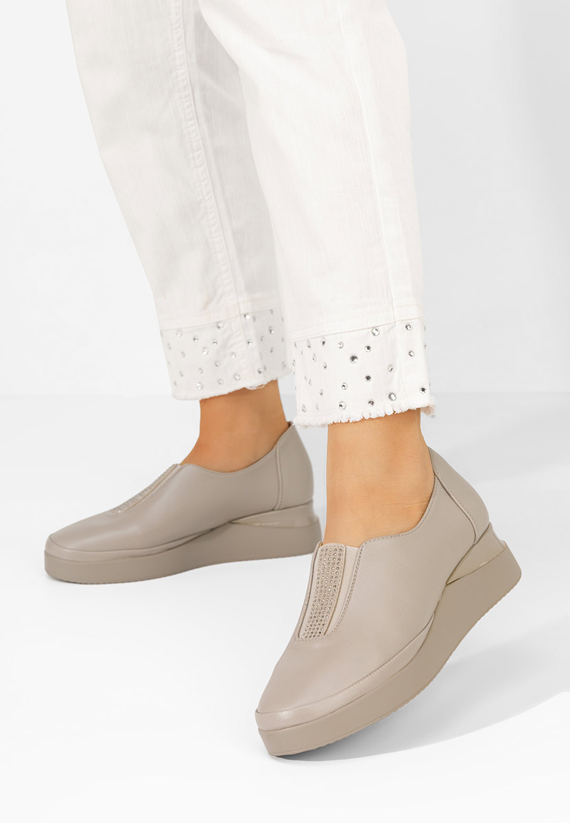 Chaussures casual femme gris Teresia