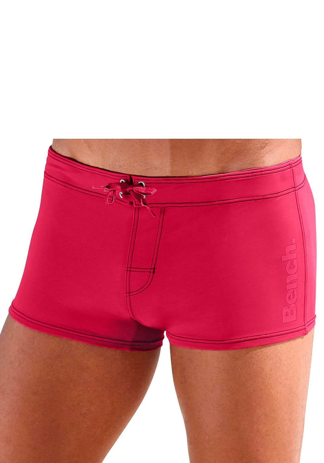 Bench. Boxer-Badehose , mit seitlichem Logoprint