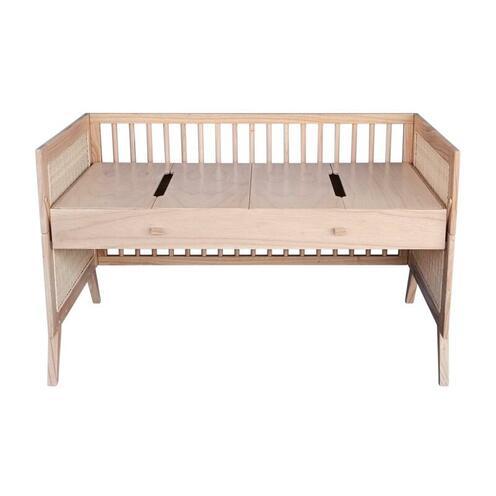 Lit bébé évolutif 70x140 MARELIA BOIS Naturel - THEO