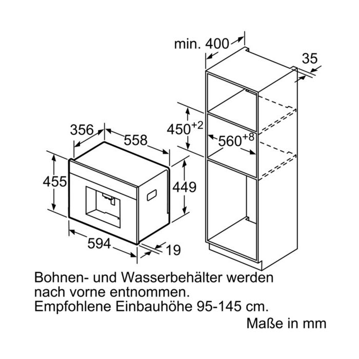Siemens Einbau-Kaffeevollautomat iQ700 CT636LES1