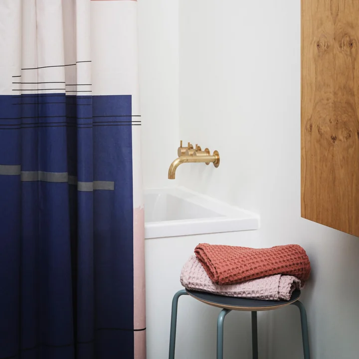 Ferm Living - Organic Badetuch, 70 x 140 cm, olive
