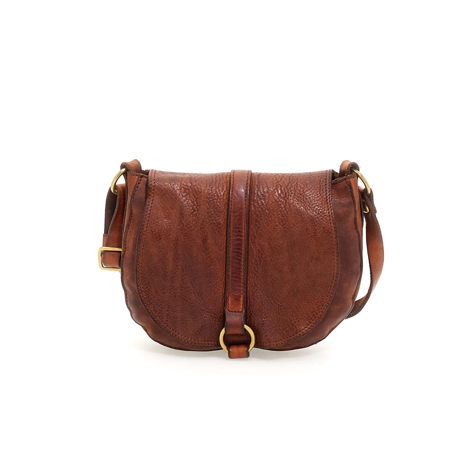 Campomaggi  Crossbodytaske i skind - Cognac