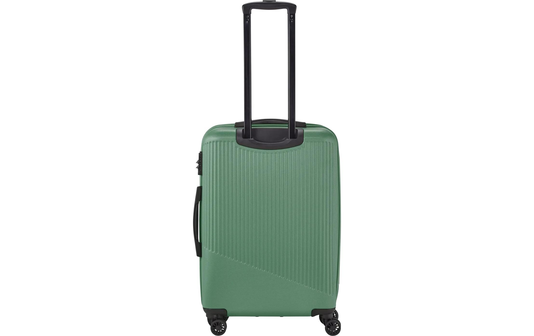 Reisekoffer BALI Trolley M Grün4-Rollen Hartschalenkoffer