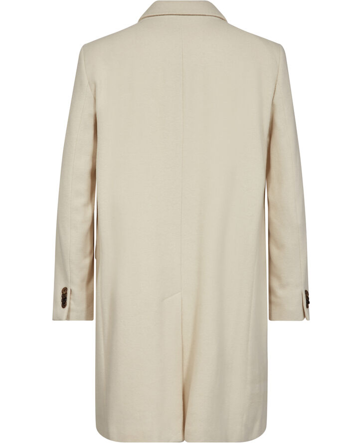 Sand Off White Coat M - Sultan DB Hvid