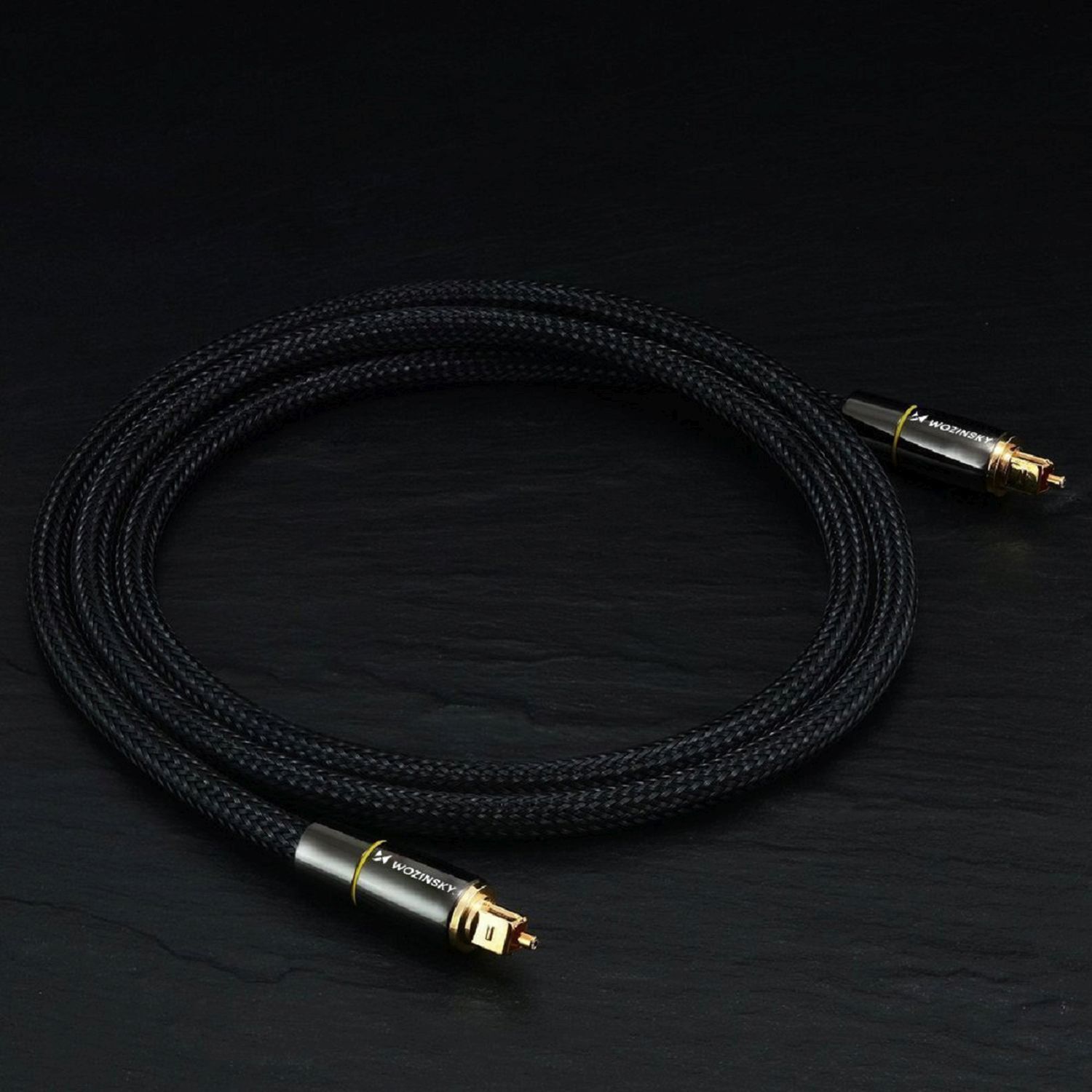 Audiokabel Digitale Glasfaser Toslink SPDIF Schwarz 5m