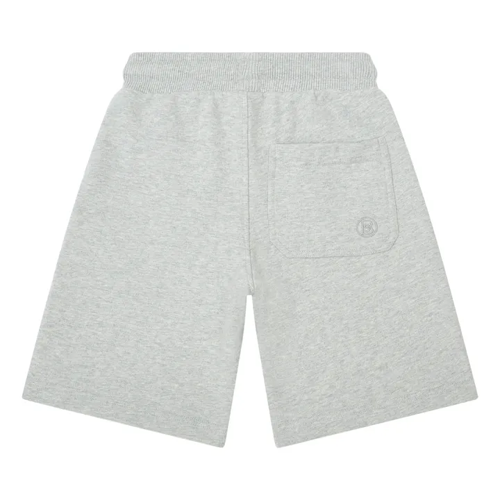 SMALLABLE BASICS Short Garçon Molleton Bio | Gris chiné