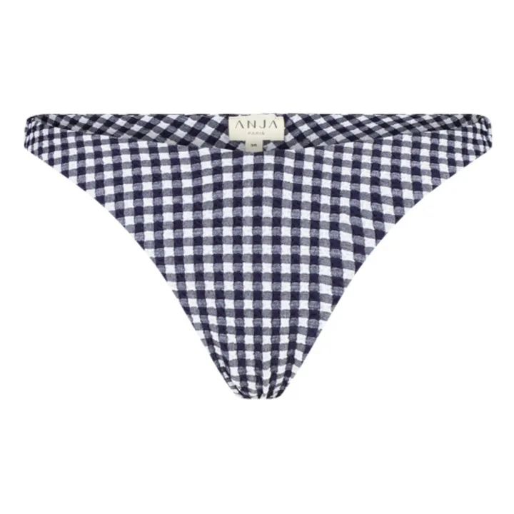 Anja Paris Bas de Maillot Le Canon Vichy | Bleu marine