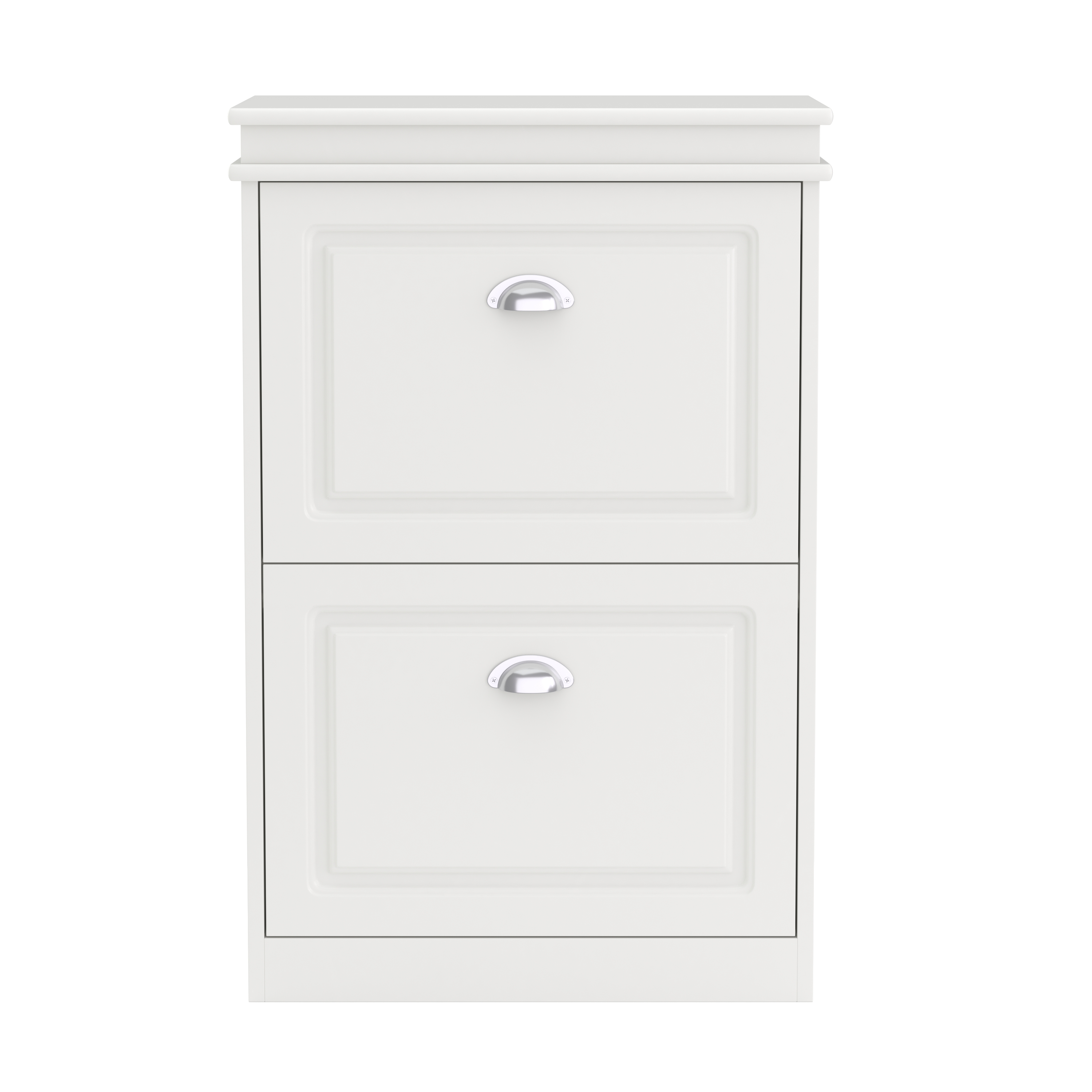 Schuhschrank PETRA 53 x 24 x 82 cm weiss