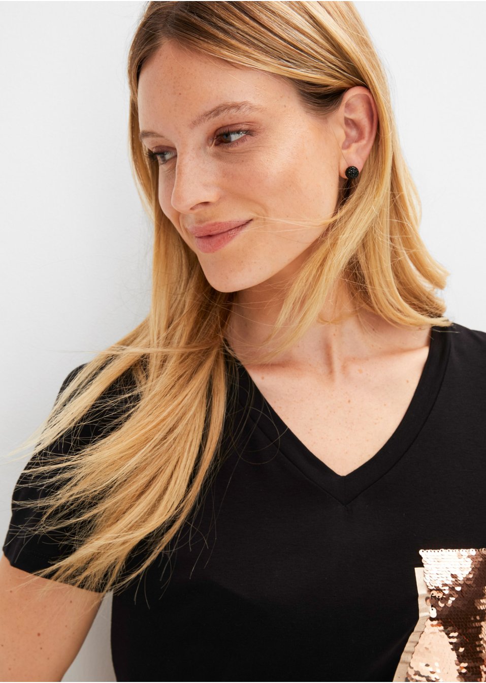 T-shirt à paillettes