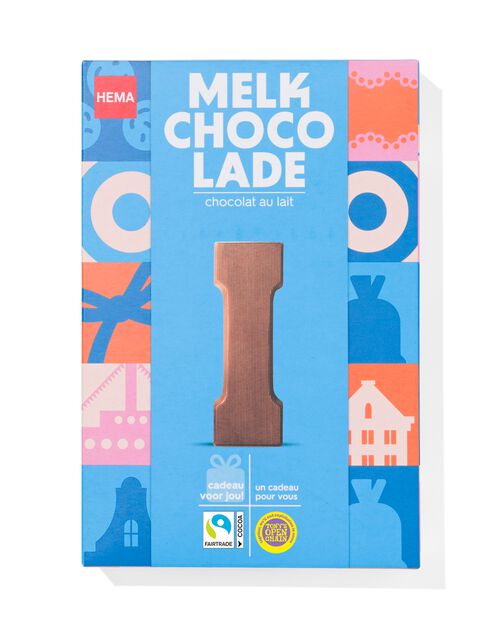lettre I en chocolat au lait 140g