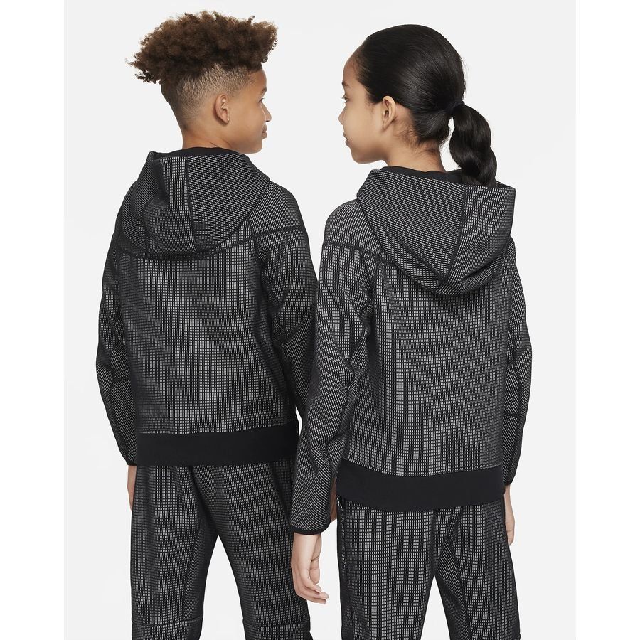 Nike Sweat à Capuche NSW Tech Fleece Winterized FZ - Noir/Gris Enfant