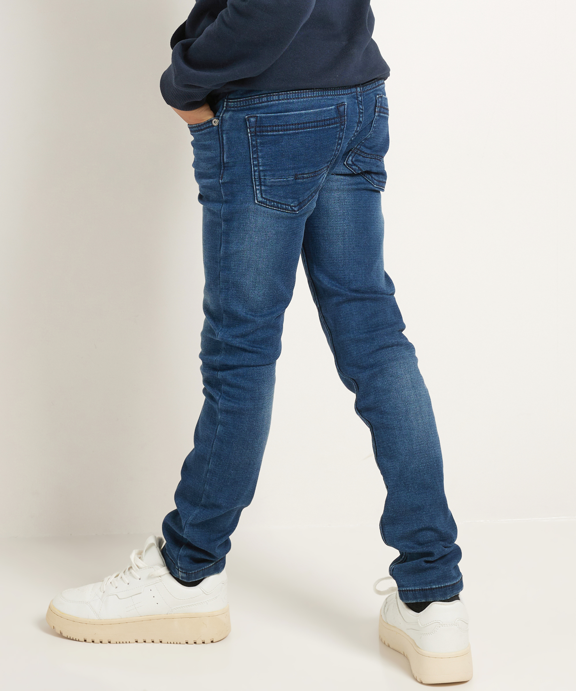 super skinny fit jogg jeans - donker