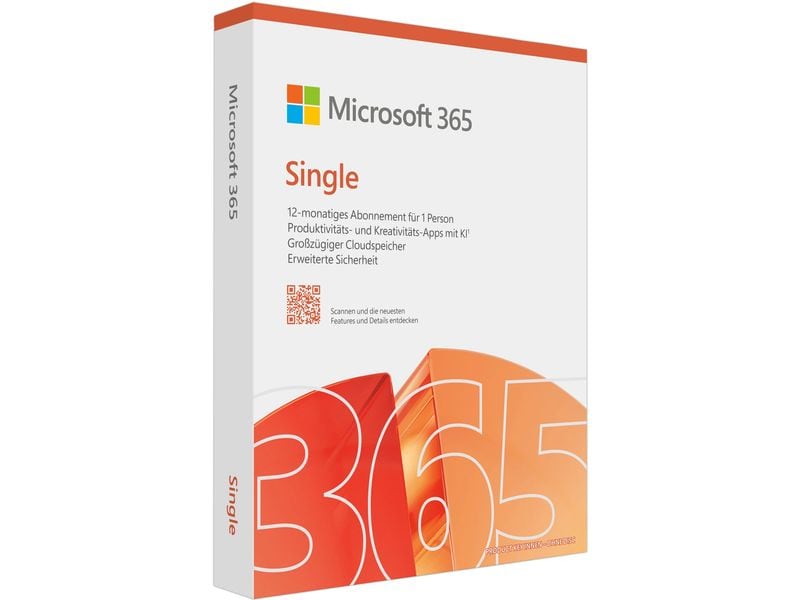 Microsoft 365 Personal Box, 1 User, Deutsch Ein praktisches Abonnement mit Premium-Produktivitäts-Apps, 1 TB Cloud-Speicher und erweiterter Sicherheit für alle Ihre Geräte