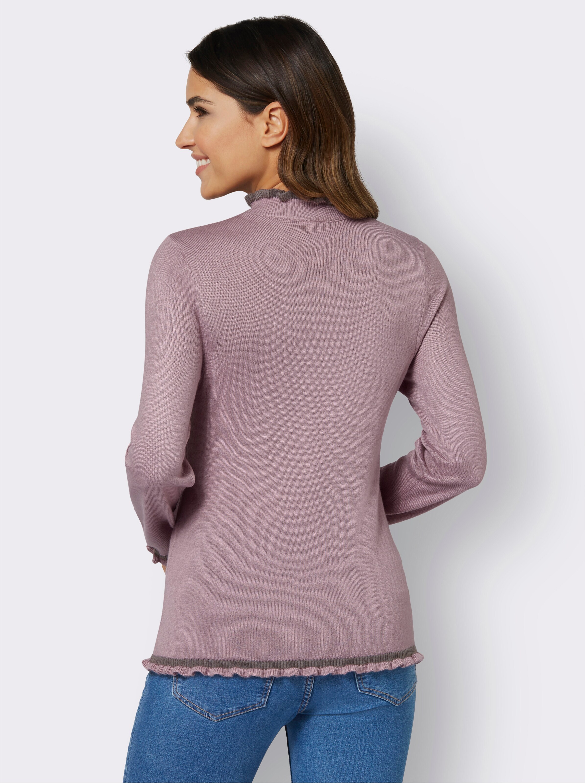 Stehkragenpullover