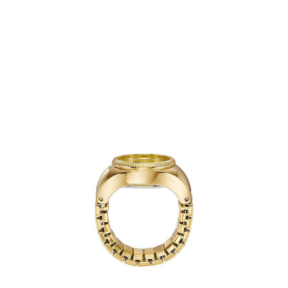 Fossil horloge ES5246 Watch Ring goudkleurig