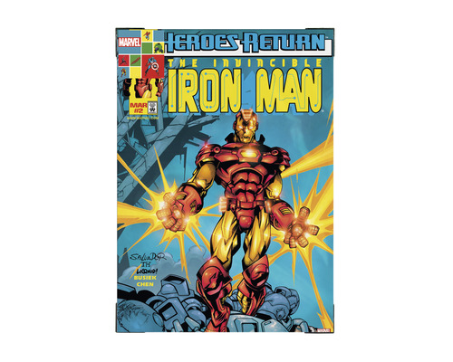 Canvas schilderij De onoverwinnelijke Iron Man 50x70 cm