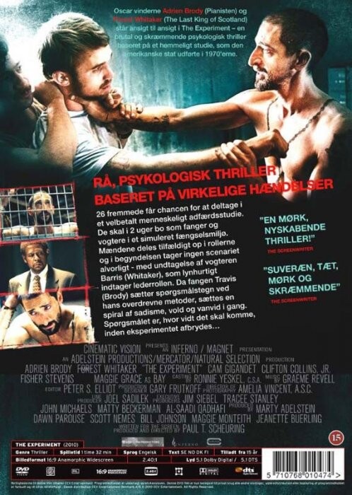 The Experiment - DVD