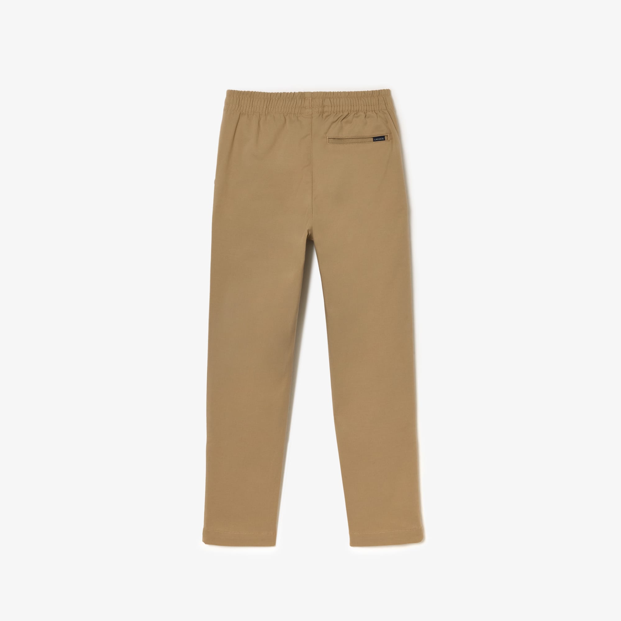 Pantalon chino garçon Lacoste en gabardine de coton stretch Pantalons & Shorts - Beige - Lacoste - Garçon