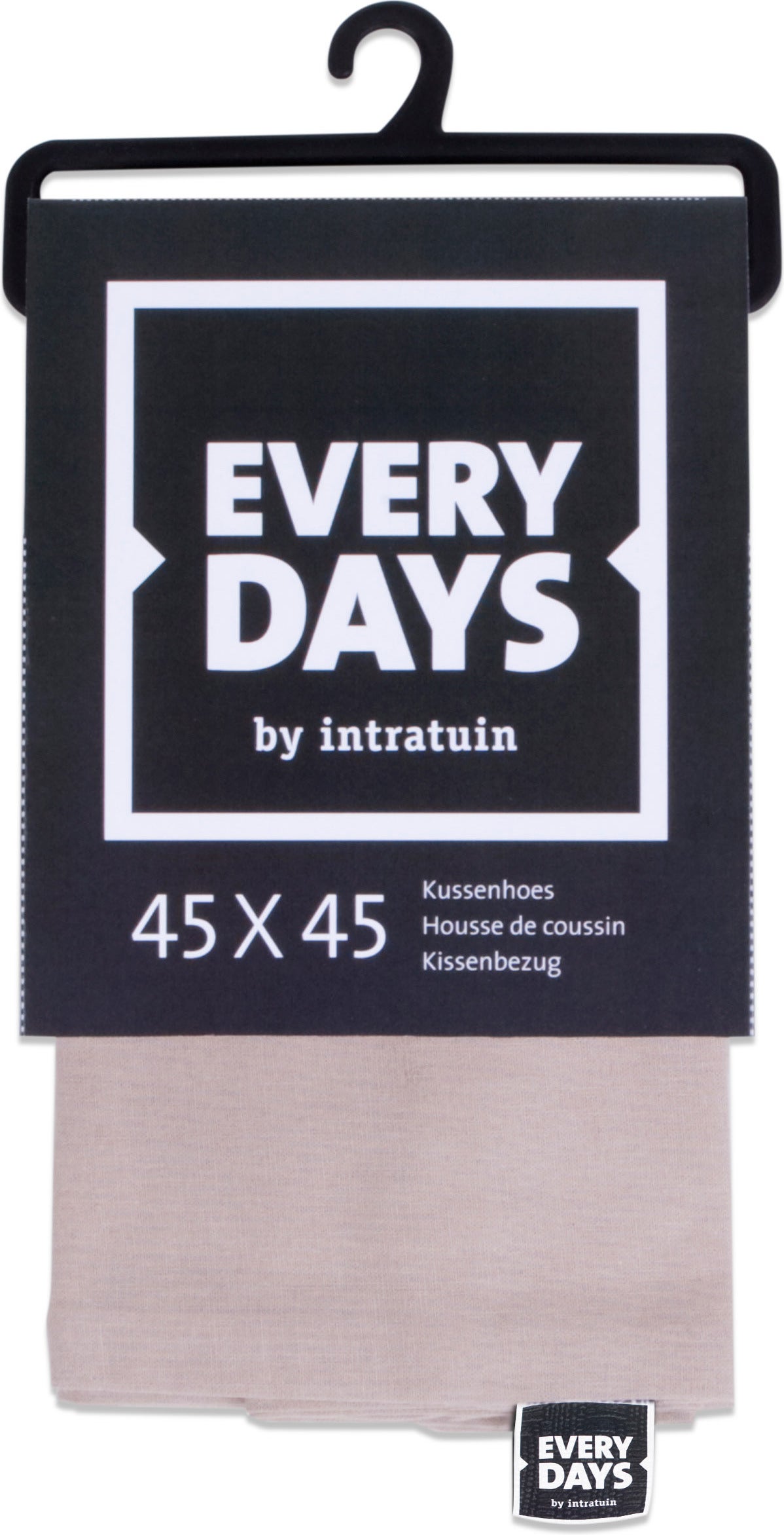 Everydays kussenhoes Katoen beige 45 x 45 cm