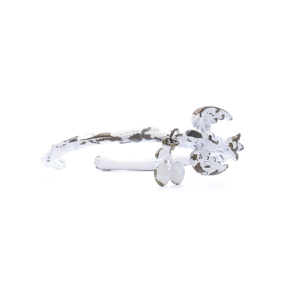 Le Temps Des Cerises Bracelet Jonc Blanc hirondelle Fille Le Temps des Cerises